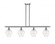 Cindyrella - 4 Light - 48 inch - Brushed Satin Nickel - Stem hung - Island Light (3442|516-4I-SN-G654-8)