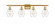 Cindyrella - 4 Light - 36 inch - Satin Gold - Bath Vanity Light (3442|516-4W-SG-G652-6-LED)