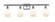 Cindyrella - 4 Light - 36 inch - Brushed Satin Nickel - Bath Vanity Light (3442|516-4W-SN-G651-6-LED)