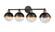 Ellmira 4-Light Vanity Matte Black/ Aged Brass (670|4254-MB/AB)