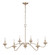 Delvona 6-Light Chandelier Ceiling Light Modern Gold (670|4386-MG)
