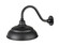 R Series 1-Light LED Warehouse Shade Satin Black (670|LEDRWHS17-SB)