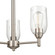 Arlett 3-Light Chandelier Ceiling Light Brushed Nickel (670|4983-BN)