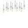 Link 10-Light Blown Glass Pendant (65|131200-SKT-LONG-82-YJ0434)