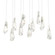 Luma 10-Light Large Crystal Pendant (65|131201-SKT-LONG-85-CR)