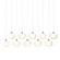 Ume 10-Light Pendant (65|131203-SKT-LONG-07-FD0710)