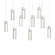 Exos Glass 10-Light Pendant (65|131204-SKT-LONG-82-ZM0065)