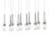 Link 10-Light Clear Glass Pendant (65|131207-SKT-LONG-82-ZM0434)