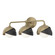 Brooklyn 3-Light Double Shade Bath Sconce (65|201375-SKT-84-10-GG0711)