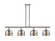 Bell - 4 Light - 48 inch - Brushed Satin Nickel - Stem Hung - Island Light (3442|916-4I-SN-G78)