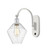 Cindyrella - 1 Light - 8 inch - White Polished Chrome - Adjustable Swing Arm (3442|518-1W-WPC-G654-8-LED)