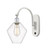 Cindyrella - 1 Light - 8 inch - White Polished Chrome - Adjustable Swing Arm (3442|518-1W-WPC-G652-8-LED)