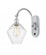 Cindyrella - 1 Light - 8 inch - Polished Chrome - Adjustable Swing Arm (3442|518-1W-PC-G654-8-LED)