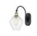 Cindyrella - 1 Light - 8 inch - Black Antique Brass - Adjustable Swing Arm (3442|518-1W-BAB-G654-8)