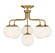 Marco 6-Light Ceiling Light in Warm Brass (128|6-1950-6-322)