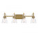 Lakewood 4-Light Bathroom Vanity Light in Warm Brass (128|8-1830-4-322)