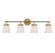 Kaden 4-Light Bathroom Vanity Light in Warm Brass (128|8-1627-4-322)