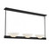 Fallon 3-Light Linear Chandelier in Matte Black (128|1-1614-3-89)