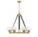 Bozeman 6-Light Chandelier in Warm Brass (128|1-1838-6-322)