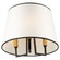 Coco 3 Light Semi-Flush Mount Black and Gold (12|SC13344BK)