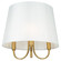 Rhythm 3 Light Semi-Flush Mount Brushed Gold (12|SC13334BG)