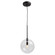 Pinpoint 1 Light Pendant Black (12|SC13191BK)
