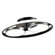 Gemini 18W LED Flush Mount Black and Nickel (12|AC6672NB)