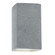 Large ADA LED Rectangle - Open Top & Bottom (254|CER-5955-CONC-LED2-2000)