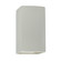 Small ADA Outdoor LED Rectangle - Open Top & Bottom (254|CER-5915W-MAT)