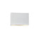 Small ADA Wide Rectangle - Closed Top (254|CER-5640-WHT)