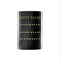 Small Cactus Cylinder - Open Top & Bottom (254|CER-2285-BLK)