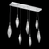 Rock Crystal Linear 7pc Multi-Pendant (1289|PLB0050-07-CS-CS-C01-L1)