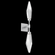 Rock Crystal Double Sconce (1289|IDB0050-02-CS-CC-L3)