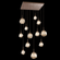 Gem Square 12pc Multi-Pendant (1289|CHB0039-12-BB-B-C01-L1)