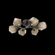 Gem Flush Mount - 6pc (1289|CLB0039-01-GP-B-L1)