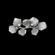 Gem Flush Mount - 6pc (1289|CLB0039-01-CS-S-L1)