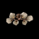 Gem Flush Mount - 6pc (1289|CLB0039-01-BB-B-L1)
