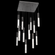 Axis Square 12pc Multi-Pendant (1289|CHB0060-12-GP-GC-C01-L1)