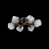 Gem Flush Mount - 6pc (1289|CLB0039-01-FB-S-L3)