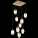 Meteo Square 9pc Multi-Pendant (Bulb) (1289|CHB0063-09-BS-A-C01-E2)
