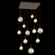 Gem Square 12pc Multi-Pendant (1289|CHB0039-12-FB-B-C01-L3)