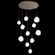 Gem Round 11pc Multi-Pendant (1289|CHB0039-11-FB-C-C01-L3)
