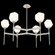 Gem Round Belvedere Chandelier-39-Metallic Beige Silver (1289|CHB0039-39-BS-A-001-L3)