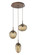 Cosmos Round 3pc Multi-Pendant (Bulb) (1289|CHB0065-03-FB-B-C01-E2)