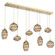 Misto Linear 9pc Multi-Pendant (1289|PLB0048-09-GB-OB-C01-E2)