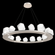 Gem Ring Chandelier-0D 49'' (1289|CHB0039-0D-BS-C-CA1-L3)