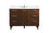 48 inch bathroom vanity in Walnut with backsplash (758|VF47048MWT-BS)