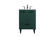 24 inch bathroom vanity in Green (758|VF47024MGN)