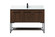 48 inch Single bathroom vanity in walnut with backsplash (758|VF42548MWT-BS)