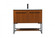 40 inch Single bathroom vanity in teak (758|VF42540MTK)